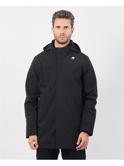 Parka uomo Duke Bonded di K-way con cappuccio K-WAY | K6116YW-DUKEA3C
