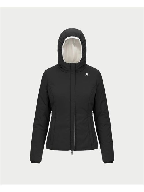 K-way Lily Warm women's reversible short jacket K-WAY | K6128TW-LILYALF