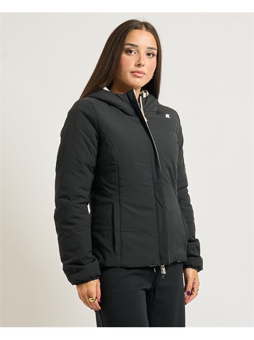 K-way Lily Warm women's reversible short jacket K-WAY | K6128TW-LILYALF