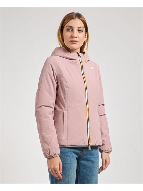 Women's short jacket Lily Warm K-way reversible K-WAY | K6128TW-LILYB2W