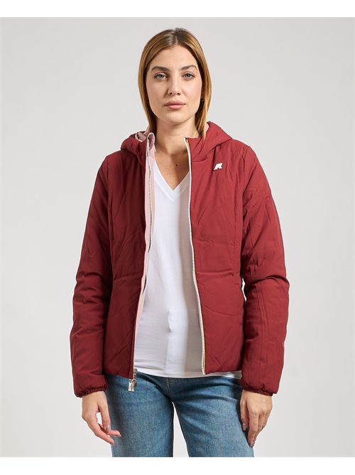 Women's short jacket Lily Warm K-way reversible K-WAY | K6128TW-LILYB2W