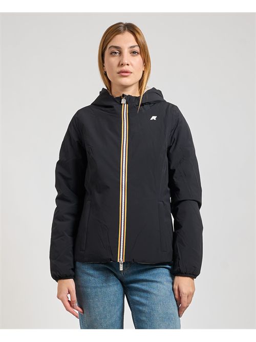 Women's short jacket Lily Warm K-way reversible K-WAY | K6128TW-LILYBC9