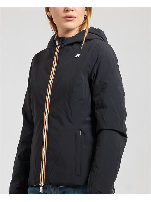Women's short jacket Lily Warm K-way reversible K-WAY | K6128TW-LILYBC9