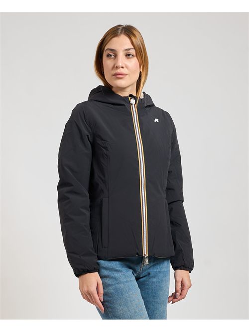 Women's short jacket Lily Warm K-way reversible K-WAY | K6128TW-LILYBC9