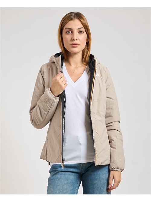Women's short jacket Lily Warm K-way reversible K-WAY | K6128TW-LILYBC9
