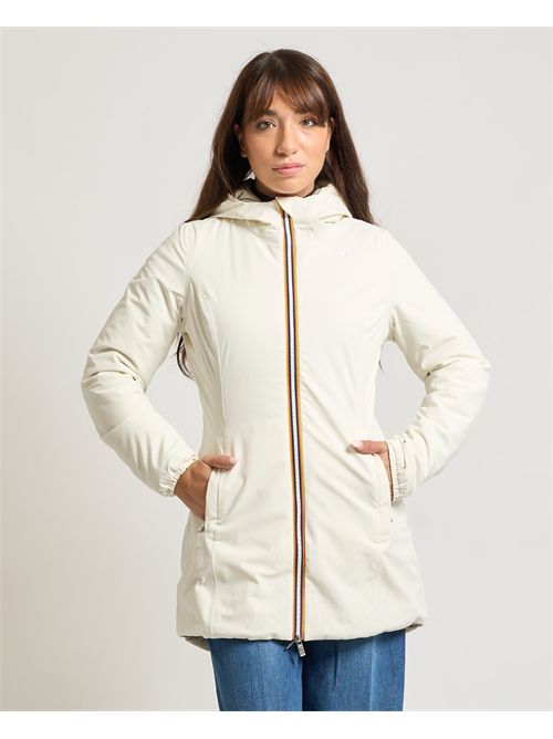 Giacca donna Denise di K-way reversibile K-WAY | K6128UW-DENISEBCD