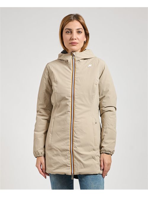 Giacca donna Denise di K-way reversibile K-WAY | K6128UW-DENISEBCF