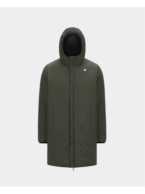 K-way Jacob Warm men's reversible long jacket K-WAY | K6128WW-JACOBAH3