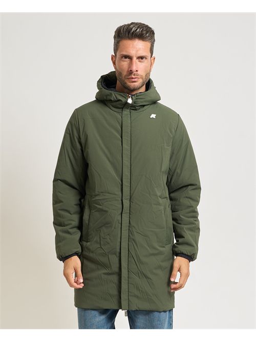 Giacca lunga uomo Jacob Warm di K-way reversibile K-WAY | K6128WW-JACOBAH3