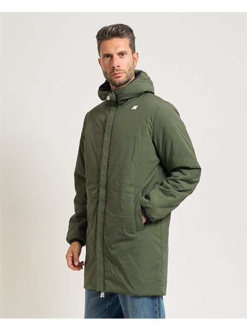 Giacca lunga uomo Jacob Warm di K-way reversibile K-WAY | K6128WW-JACOBAH3