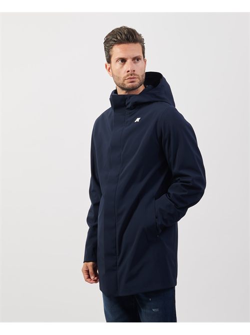 Veste longue à capuche pour homme K-way Marlyn K-WAY | K7126UW-MARLYNA2B