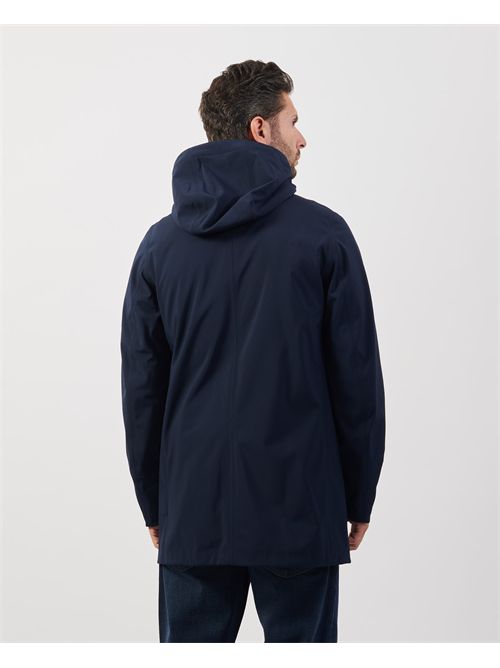 K-way Marlyn men's long jacket with hood K-WAY | K7126UW-MARLYNA2B