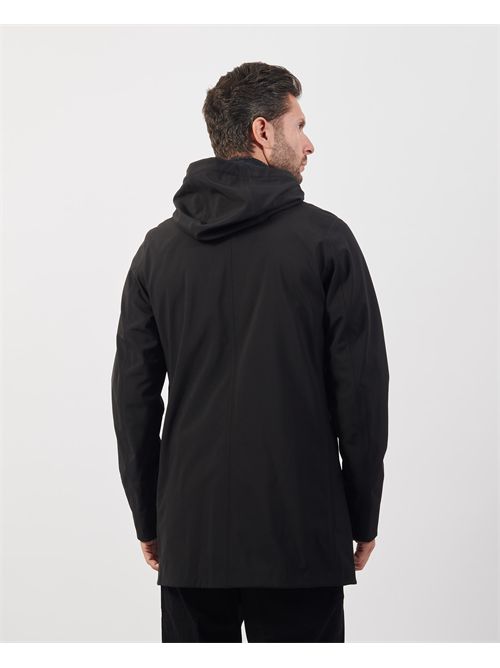 K-way Marlyn men's long jacket with hood K-WAY | K7126UW-MARLYNA3C