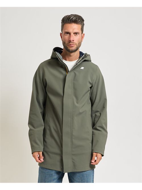 Giacca lunga uomo Marlyn di K-way con cappuccio K-WAY | K7126UW-MARLYNAF0