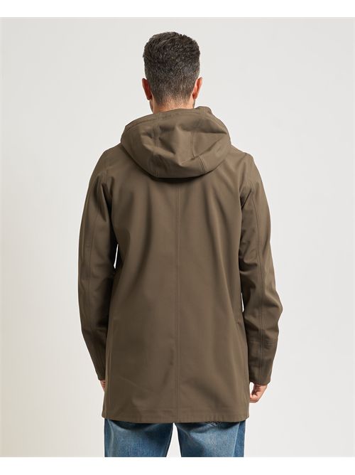 Giacca lunga uomo Marlyn di K-way con cappuccio K-WAY | K7126UW-MARLYNB3A
