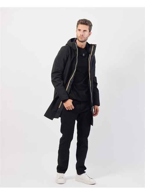 K-way Thomas Bonded men's long jacket K-WAY | K7126WW-THOMASA3C