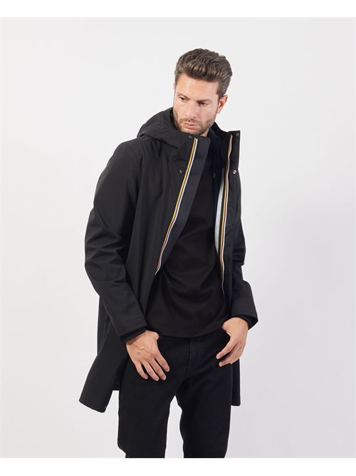 K-way Thomas Bonded men's long jacket K-WAY | K7126WW-THOMASA3C