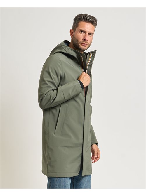 Giacca lunga uomo Thomas Bonded di K-way K-WAY | K7126WW-THOMASAF0