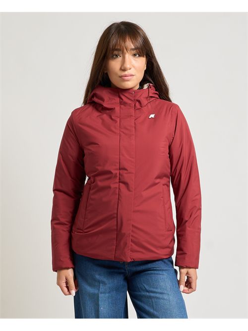 Giacca corta donna Lily soft Marmotta di K-way K-WAY | K71324W-LILB2C