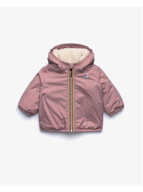 Giacca corta neaonati Claudine Orsetto di K-way K-WAY | K7142RW-CLAUDINE/BAWDV
