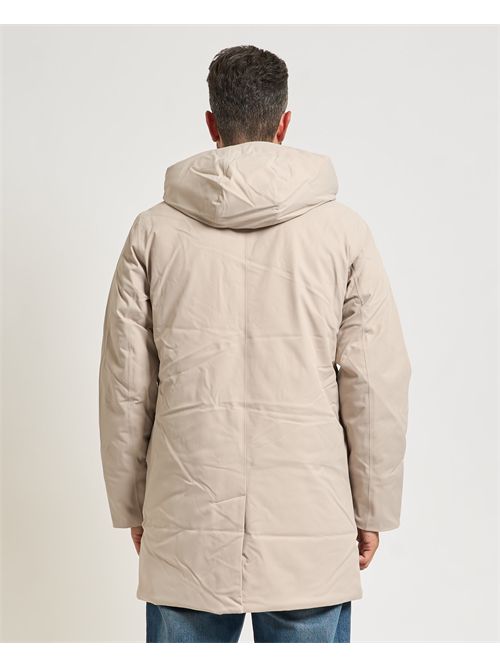 Giacca uomo lunga Jarno Twill Marmotta di K-way K-WAY | K8133FW-JARNOB2X