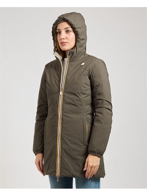 Giacca tre quarti Denise Thermo reversibile di K-way K-WAY | K8134CW-DENISEB42