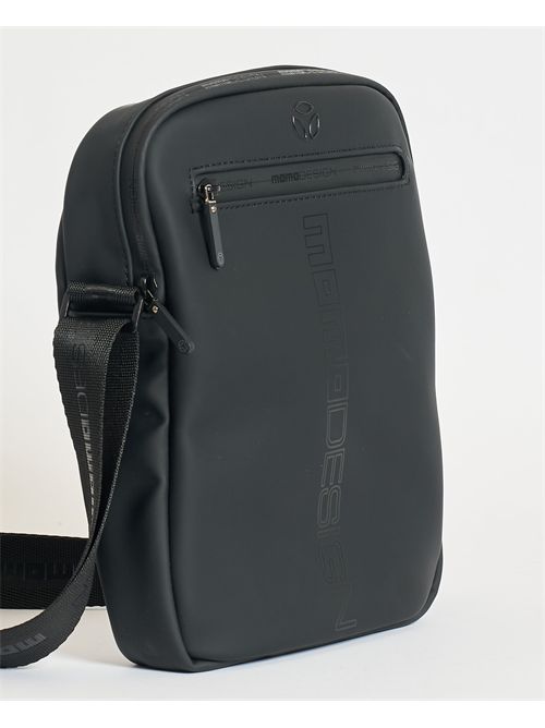 Black Momodesign nylon shoulder bag with zip MOMODESIGN | MO-04RUBLACK