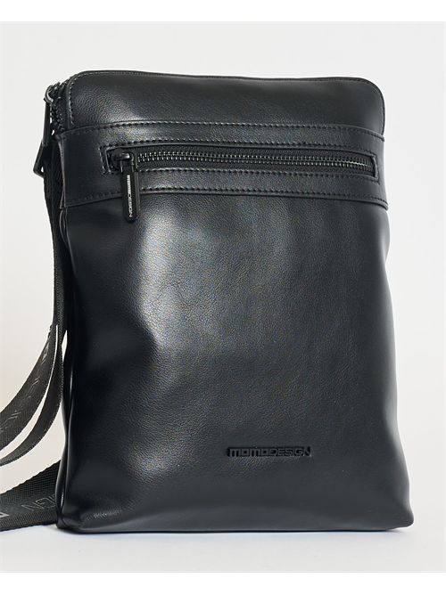 Momodesign shoulder bag in glossy eco-leather MOMODESIGN | MO-37PUBLACK