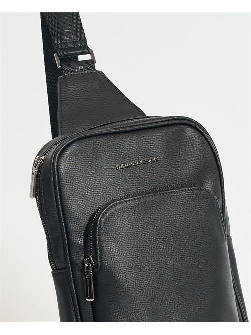 Vertical Momodesign crossbody bag with zip MOMODESIGN | MO-54SFBLACK