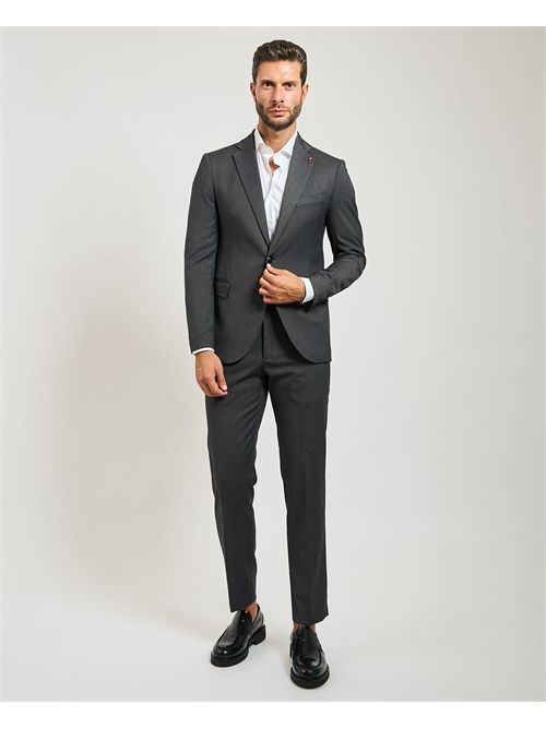 Abito uomo Mulish monopetto slim fit MULISH | AB7200-TEXASANTRACITE