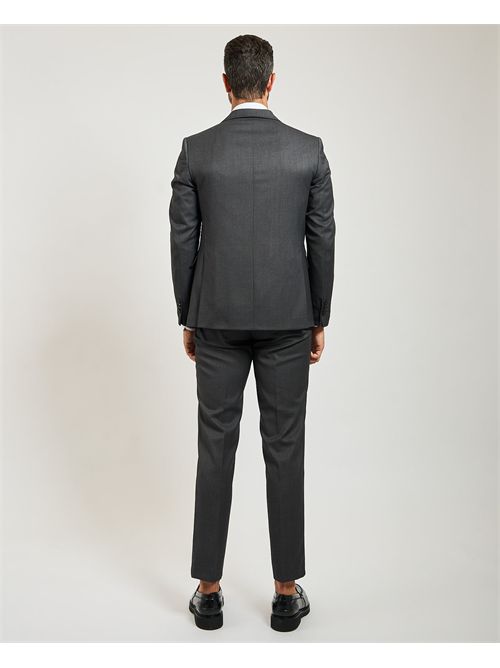 Abito uomo Mulish monopetto slim fit MULISH | AB7200-TEXASANTRACITE