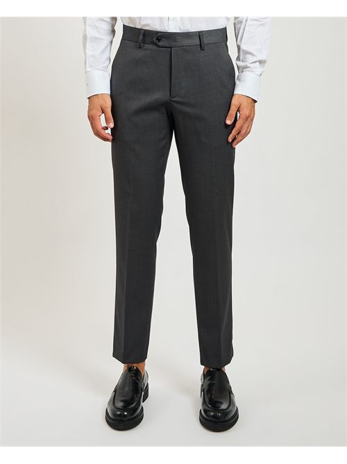 Abito uomo Mulish monopetto slim fit MULISH | AB7200-TEXASANTRACITE