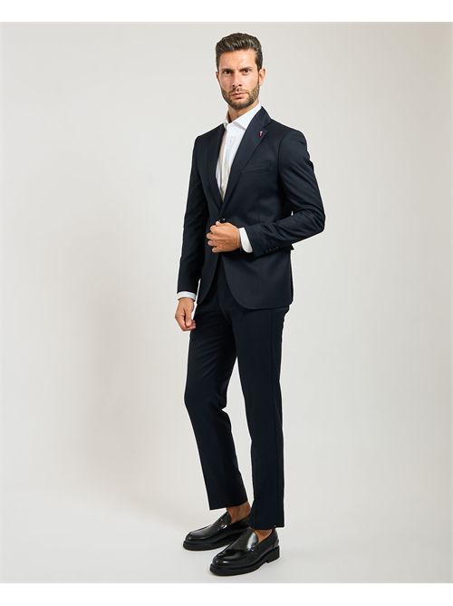 Abito uomo Mulish monopetto slim fit MULISH | AB7200-TEXASBLU