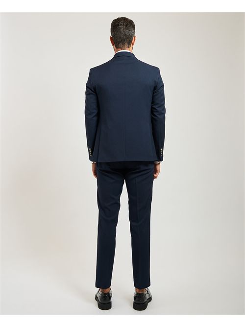 Abito uomo Mulish doppiopetto con spilletta MULISH | AB7217-MARYLANDBLU