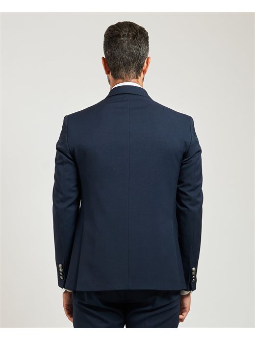 Abito uomo Mulish doppiopetto con spilletta MULISH | AB7217-MARYLANDBLU