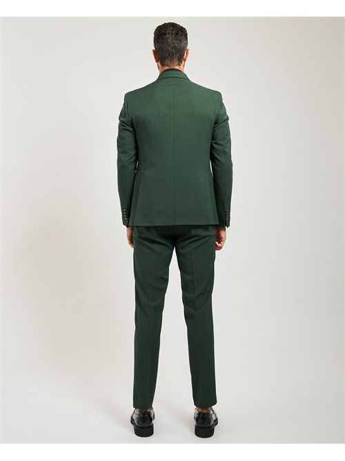 Abito uomo Mulish doppiopetto con spilletta MULISH | AB7217-MARYLANDVERDE