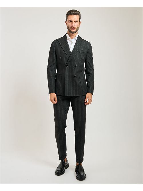 Abito Mulish uomo doppiopetto a righe MULISH | ABS107-VERMONTVERDE