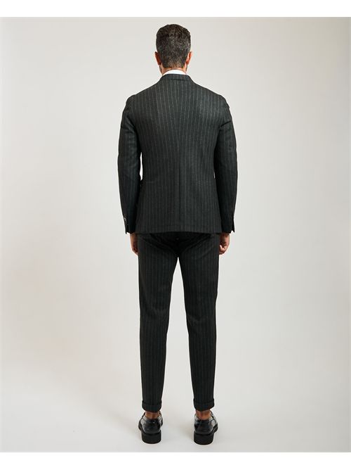 Abito Mulish uomo doppiopetto a righe MULISH | ABS107-VERMONTVERDE