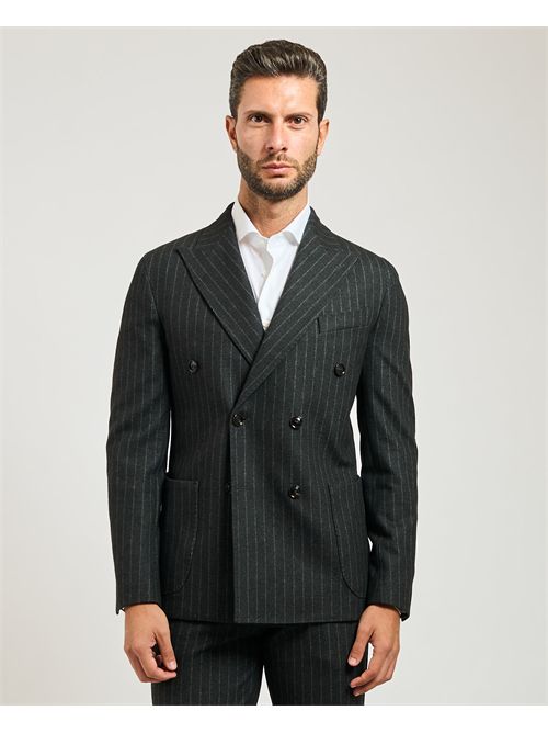 Abito Mulish uomo doppiopetto a righe MULISH | ABS107-VERMONTVERDE
