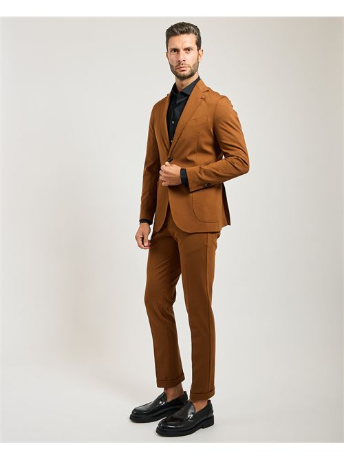 Abito uomo Mulish monopetto slim fit MULISH | ABS112-NEWYORKBRUCIATO