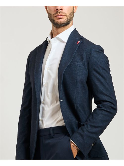 Veste simple boutonnageMulish homme en mélange viscose MULISH | GKS102-KANSASBLU