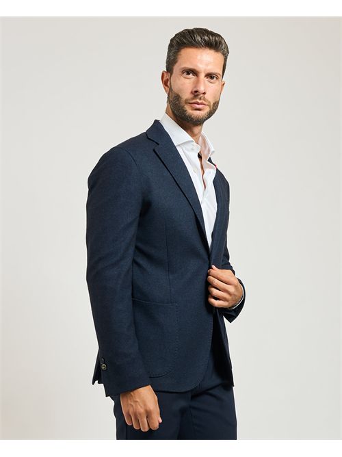 Veste simple boutonnageMulish homme en mélange viscose MULISH | GKS102-KANSASBLU