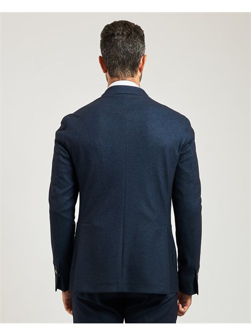 Veste simple boutonnageMulish homme en mélange viscose MULISH | GKS102-KANSASBLU
