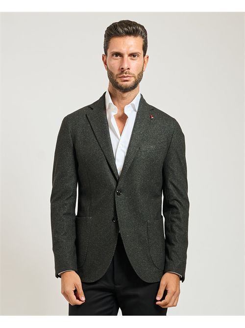 Veste simple boutonnageMulish homme en mélange viscose MULISH | GKS102-KANSASVERDE