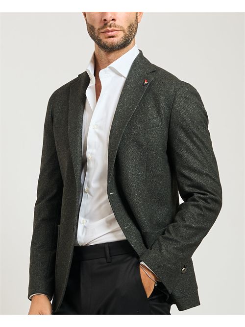 Veste simple boutonnageMulish homme en mélange viscose MULISH | GKS102-KANSASVERDE