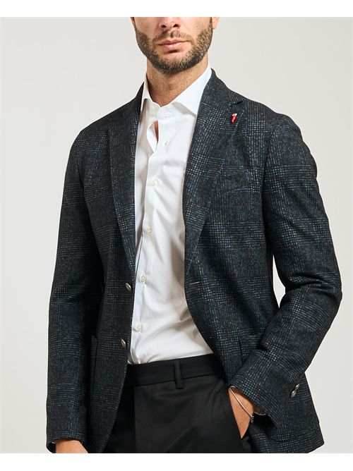 Veste à carreauxMulish homme en mélange laine MULISH | GKS102Q-BROOKLINBLU