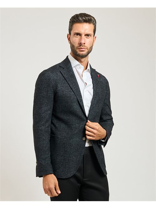 Veste à carreauxMulish homme en mélange laine MULISH | GKS102Q-BROOKLINBLU