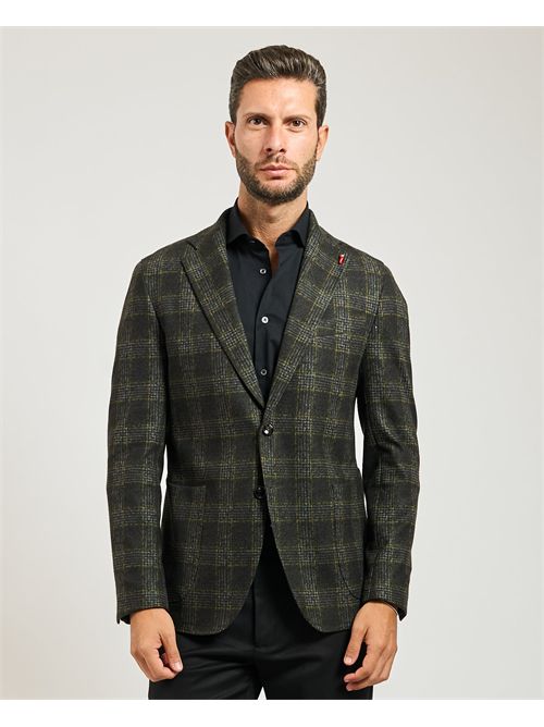 Veste à carreauxMulish homme en mélange laine MULISH | GKS102Q-CALIFORNIAVERDE