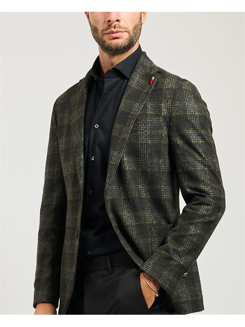 Veste à carreauxMulish homme en mélange laine MULISH | GKS102Q-CALIFORNIAVERDE