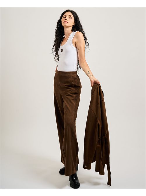 Pennyblack women's trousers in velvet jersey PENNYBLACK | INTRIGO001